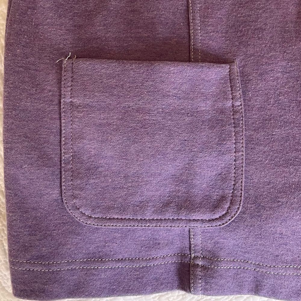 The Tog Shop Lavender Long Sleeve Cotton Blend Sweater Zipper Jacket sz XL - Picture 7 of 9